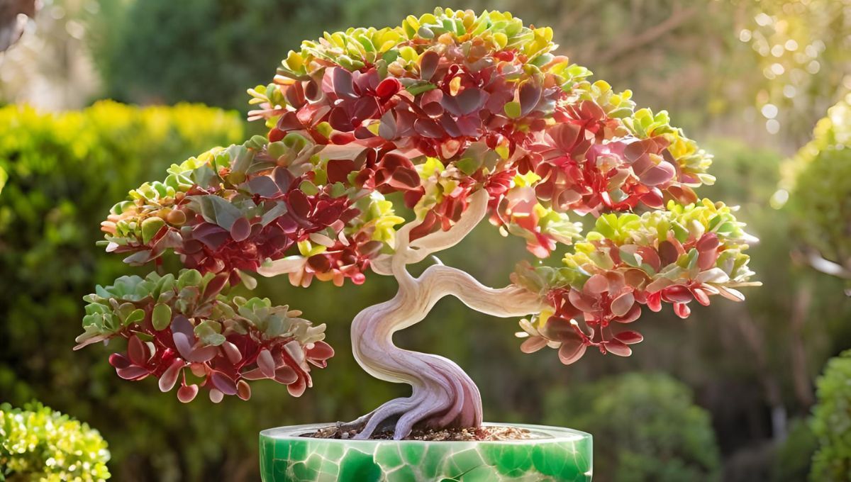 Árbol de Jade tricolor: cómo lograr que esta planta cambie de color