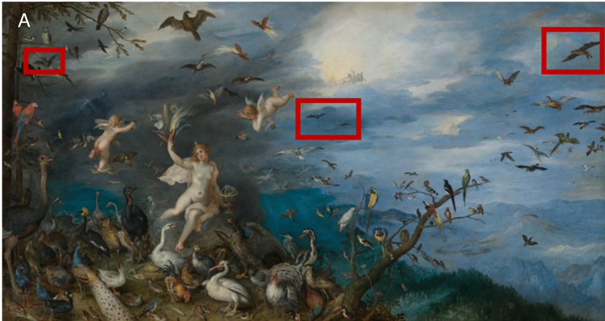 La pintura que investigaron los científicos.