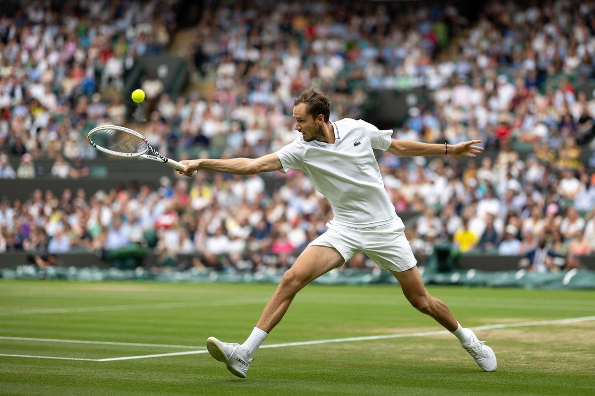 Daniil Medvedev acabó con la sorpresiva actuación de Eubanks Daniil Medvedev acabó con la sorpresiva actuación de Eubanks