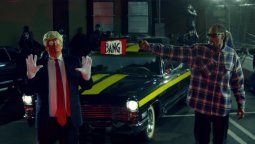 Dispararon a Trump en un polémico video y el presidente contestó indignado
