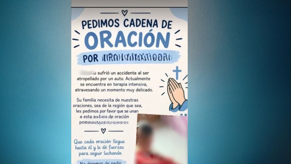 El chico de 13 años está internado en el Notti, pero no en el área de terapia intensiva. Sin embargo, los allegados siguen pidiendo oraciones. 