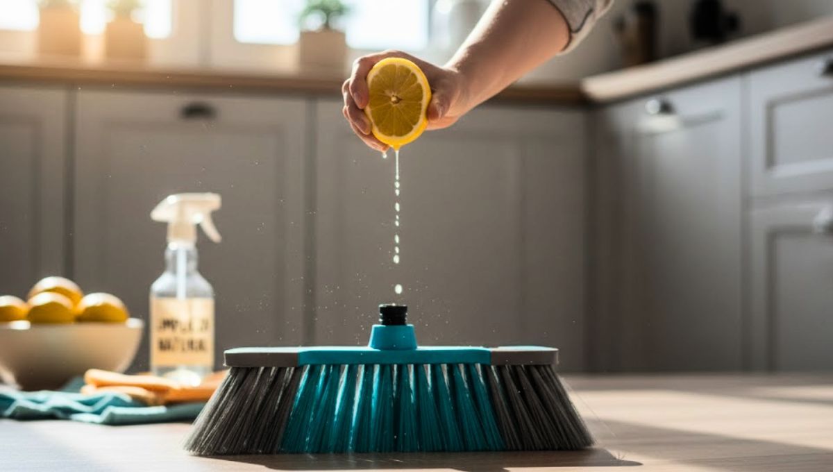Rociar limón en las cerdas de la escoba: por qué aconsejan hacerlo y cuáles son los beneficios