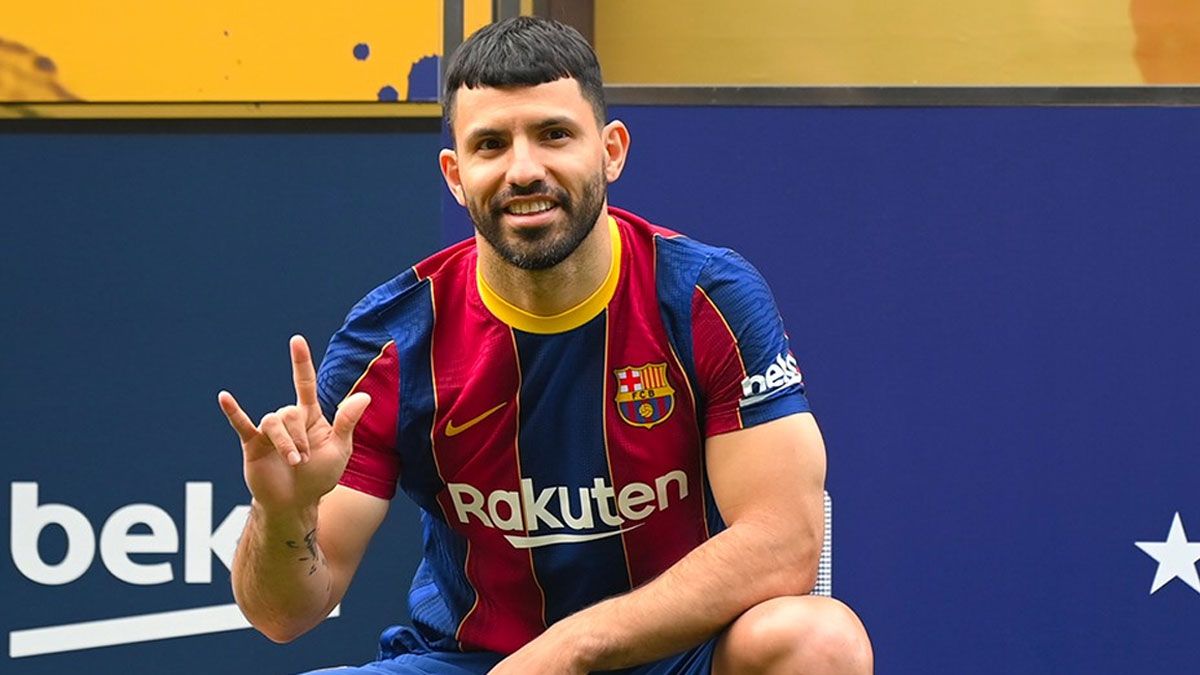 El Kun Agüero, de la tristeza a la felicidad en el Barcelona