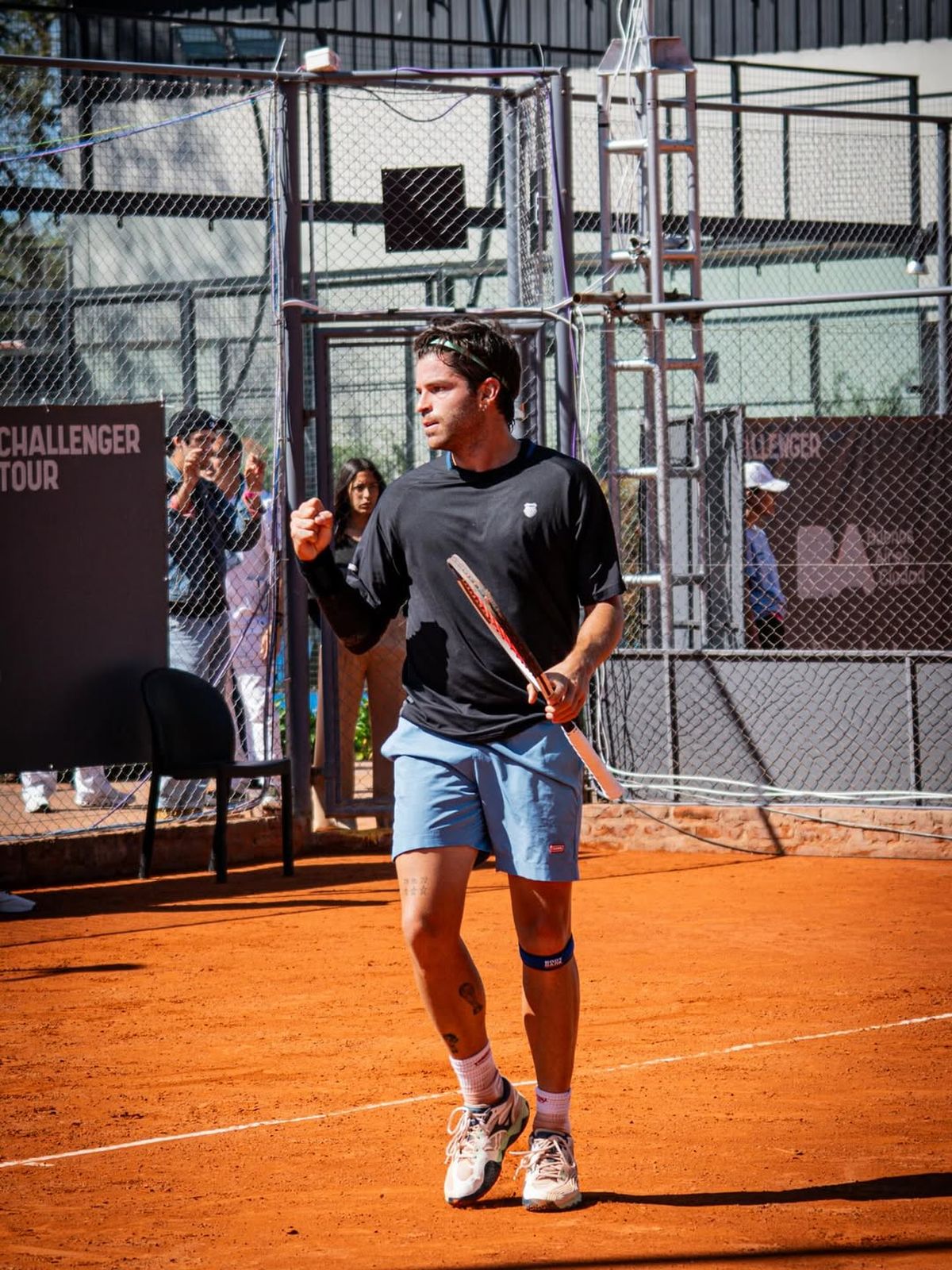 Facundo Juárez Vila jugó hace pocos días la qualy del Challenger de Buenos Aires.