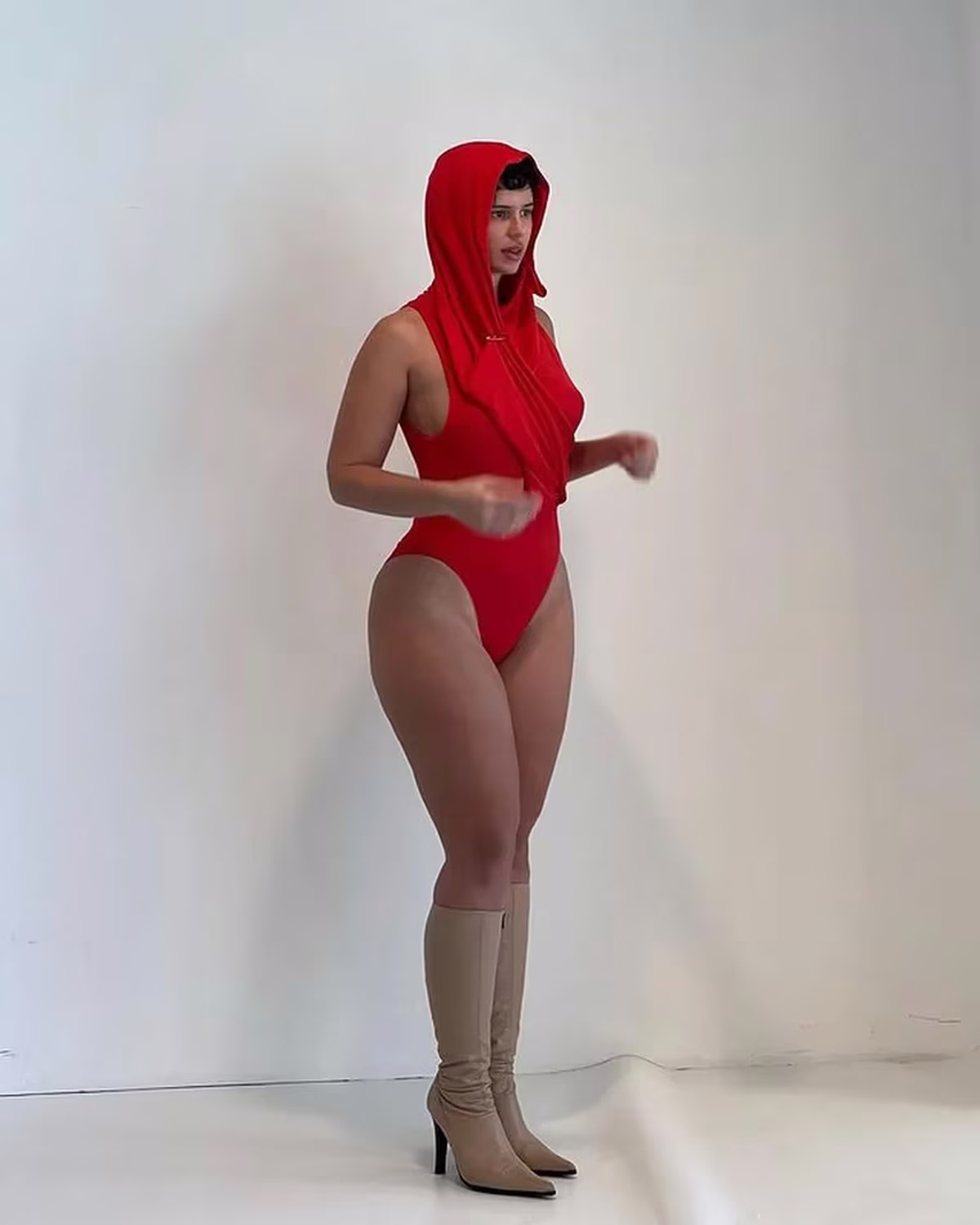 En body con cavado XL y sin pantalones, Nathy Peluso aniquiló Instagram.
