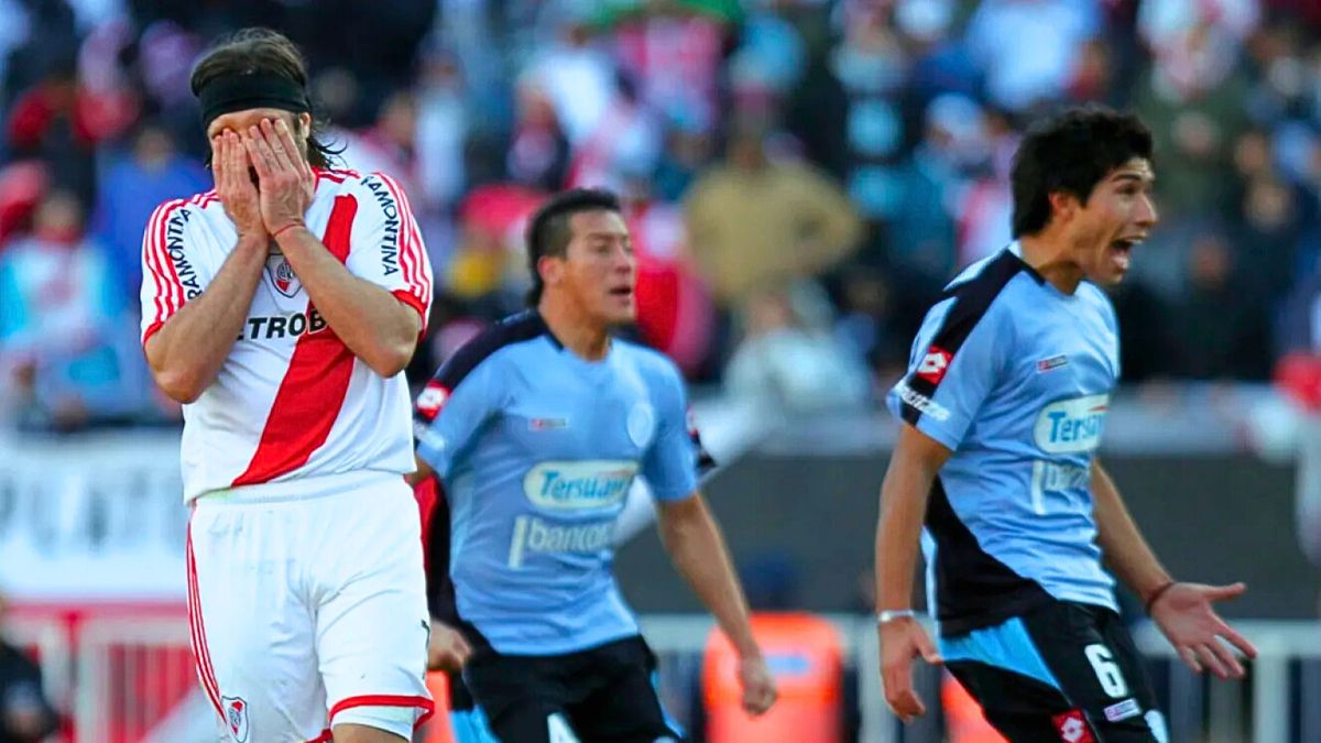 River se fue a la B ante Belgrano.