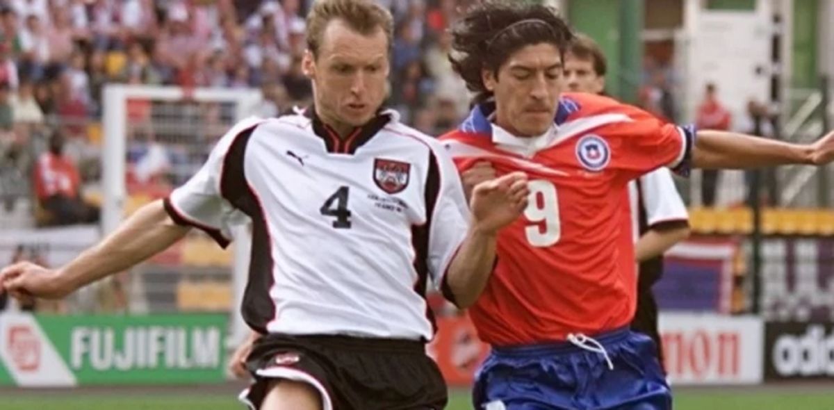 Austria y Chile empataron 1 a 1 en el Mundial de Francia 1998.