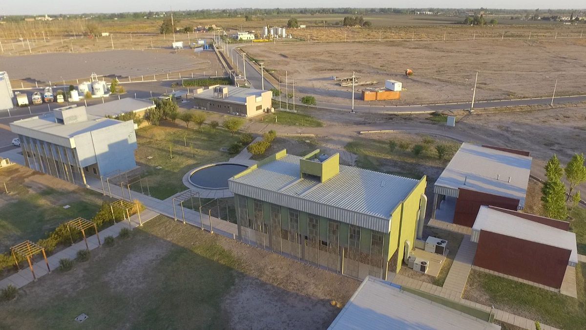 Vista aérea del PASIP, que permite apreciar parte de las empresas que se adjudicaron terrenos y ya están instaladas en el predio de Palmira