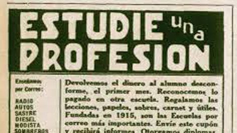 ¿Estudiaste por correspondencia? decían antes para relativizar los conocimientos de alguno. Pero fue una solución para muchos. ¿Habrá una generación nueva?&nbsp; &nbsp;