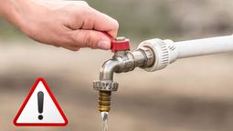 Hay un gran corte de corte de agua para este mediodía: en qué zona Hay un gran corte de corte de agua para este mediodía: en qué zona