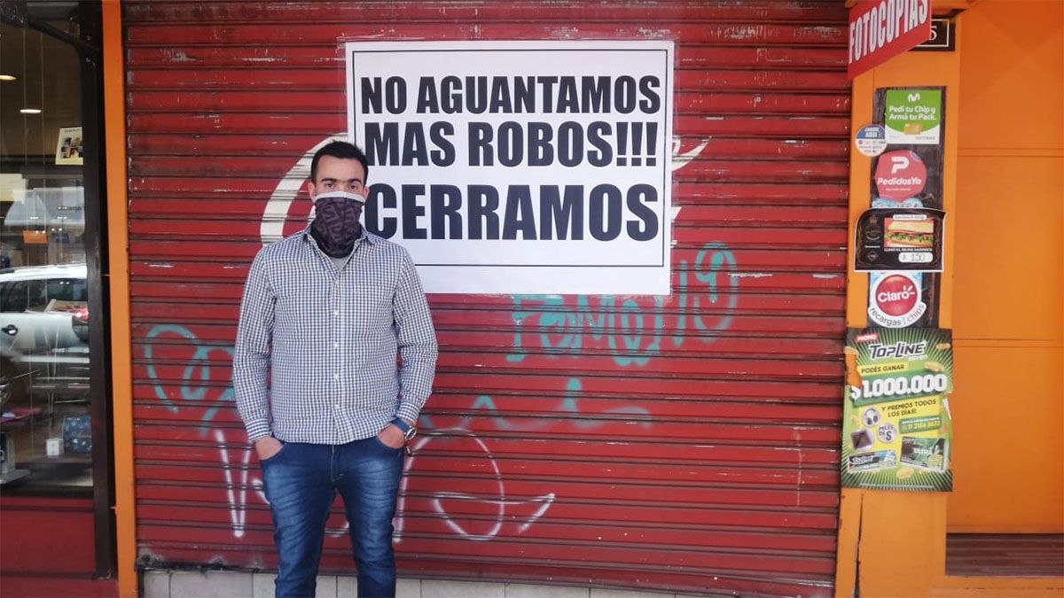 Cansado de los robos, decidieron cerrar
