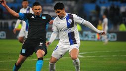 Godoy Cruz intentó hacer buen fútbol, pero fue tibio y no pudo con la velocidad de un Racing Club muy dinámico.