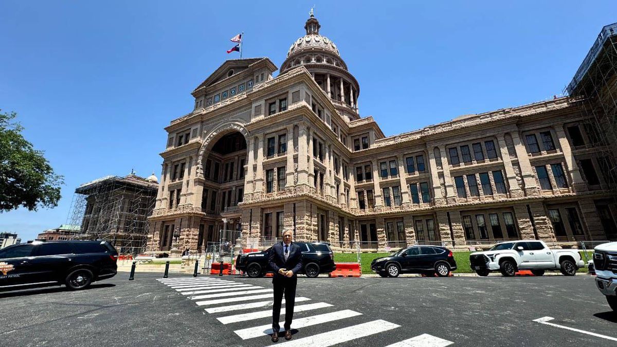 El mandatario mendocino en Texas, Estados Unidos. El mandatario mendocino en Texas, Estados Unidos.