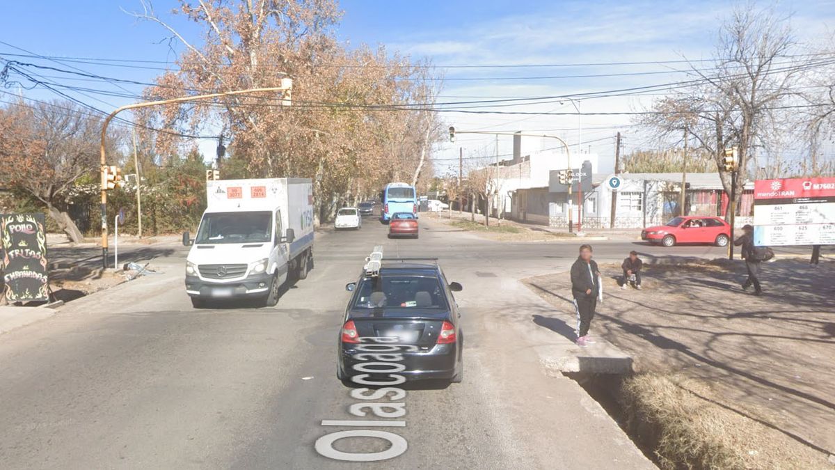 El accidente ocurrió en el cruce de calles Olascoaga y Dorrego