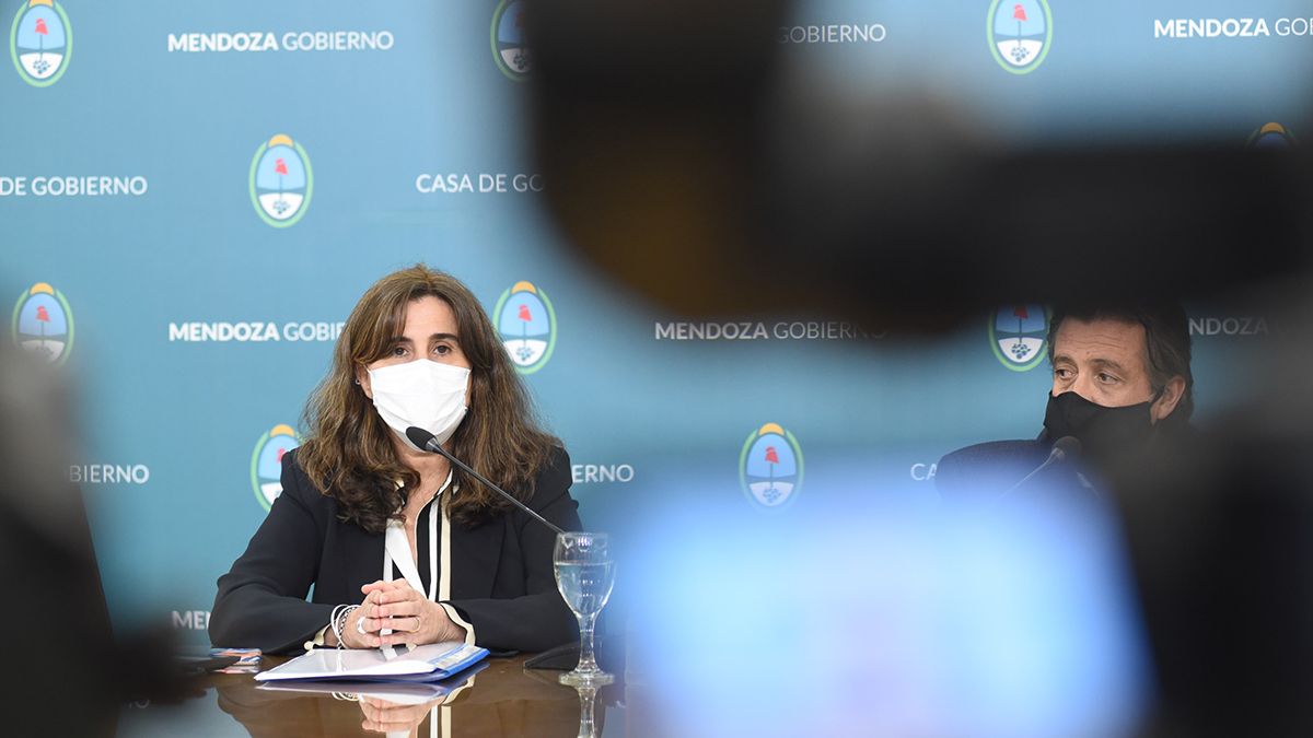 Coronavirus en Mendoza: la ministra de Salud, Ana María Nadal, confirmó que los contagios están amesetados. pero todavía no se puede establecer que sea una tendencia.