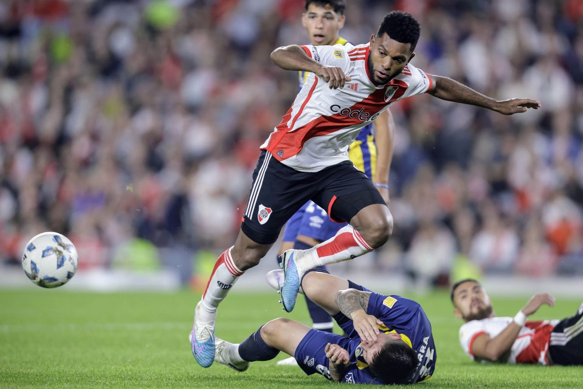 Borja aportó sus goles para River. Borja aportó sus goles para River.
