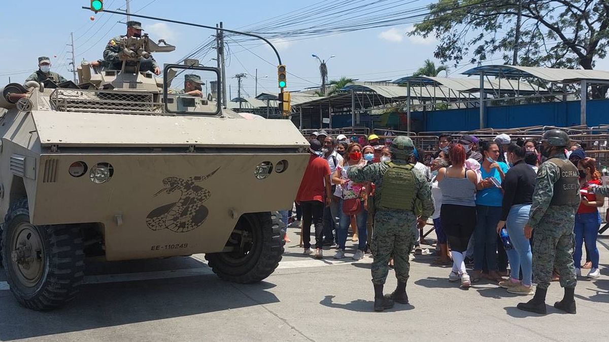 Motín en una cárcel de Guayaquil.
