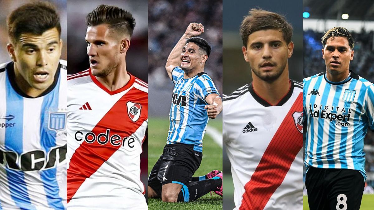 River y Racing se enfrentarán por los cuartos de final de Copa Argentina y cinco futbolistas podría cumplir la ley del ex.