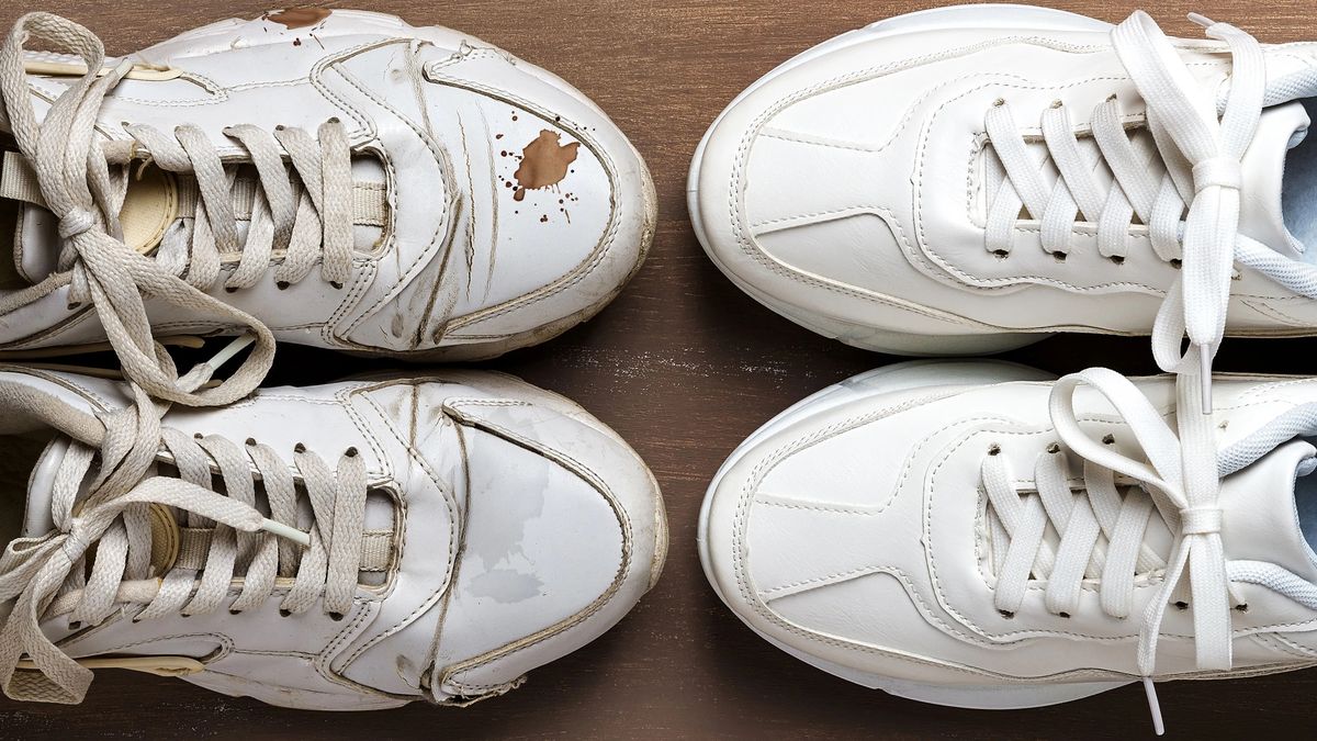 Los infalibles trucos caseros para recuperar el blanco de tus zapatillas