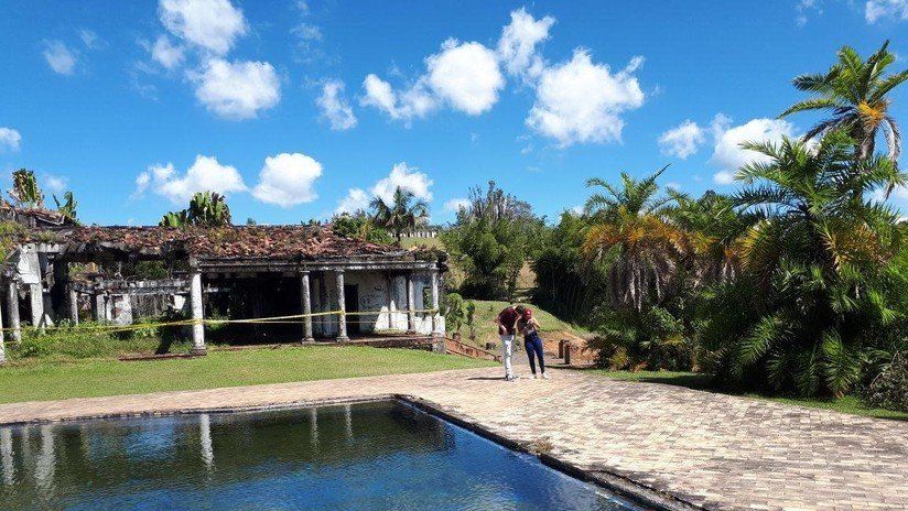 Así luce una lujosa mansión de Pablo Escobar tras 25 años de abandono