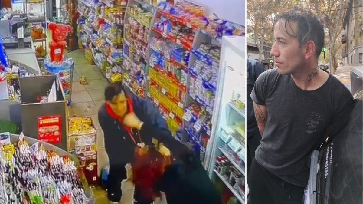Captura de video del asalto