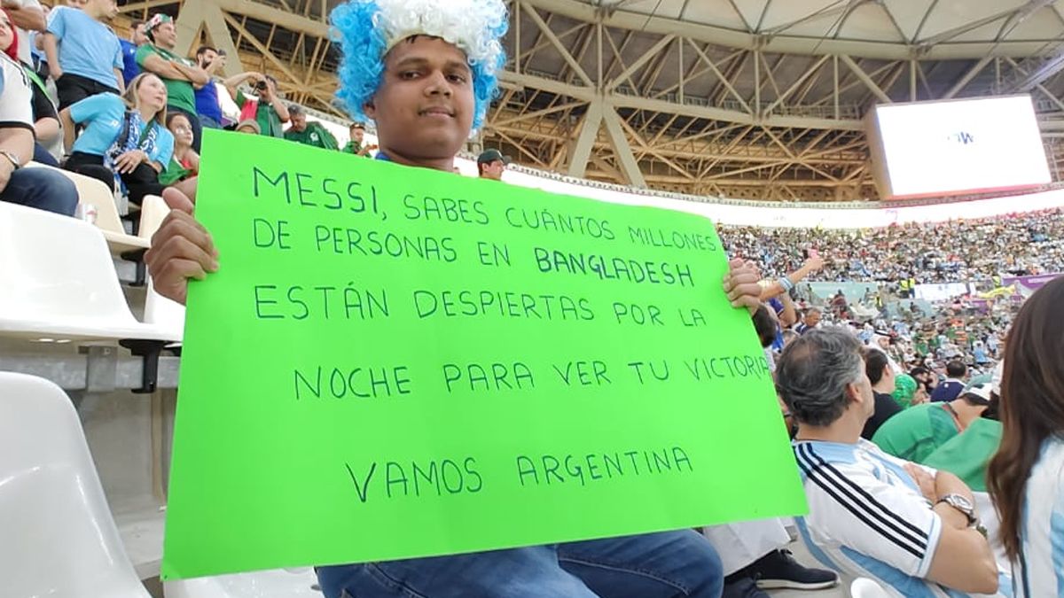 Messi y Argentina son pasión en Bangladesh