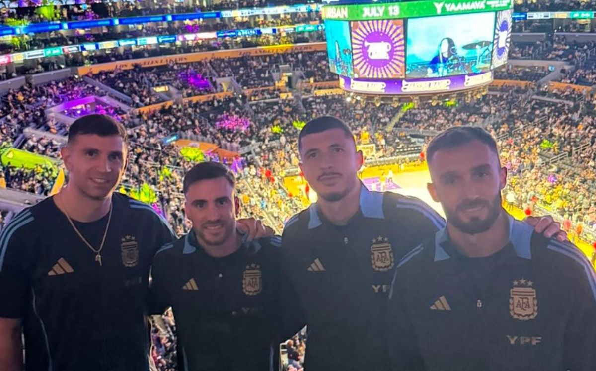 La Selección disfrutó de un partidazo de NBA.