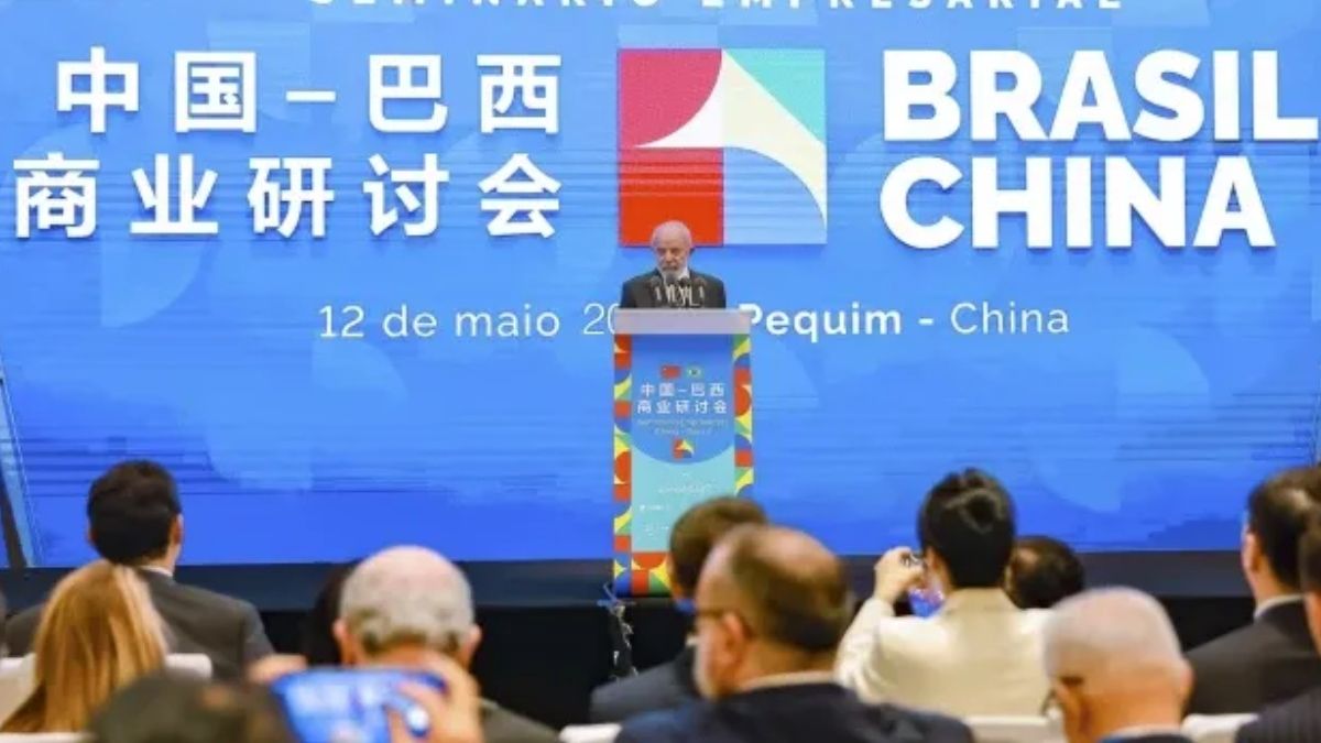 El presidente brasileño Luiz Inácio Lula da Silva en un foro empresarial Brasil-China celebrado en Beijing. (Imagen: Ricardo Stuckert / Palácio do Planalto, CC BY ND) El presidente brasileño Luiz Inácio Lula da Silva en un foro empresarial Brasil-China celebrado en Beijing. (Imagen: Ricardo Stuckert / Palácio do Planalto, CC BY ND)
