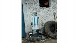 Vecinos reclaman la restauración de la estatua del padre Bottegal