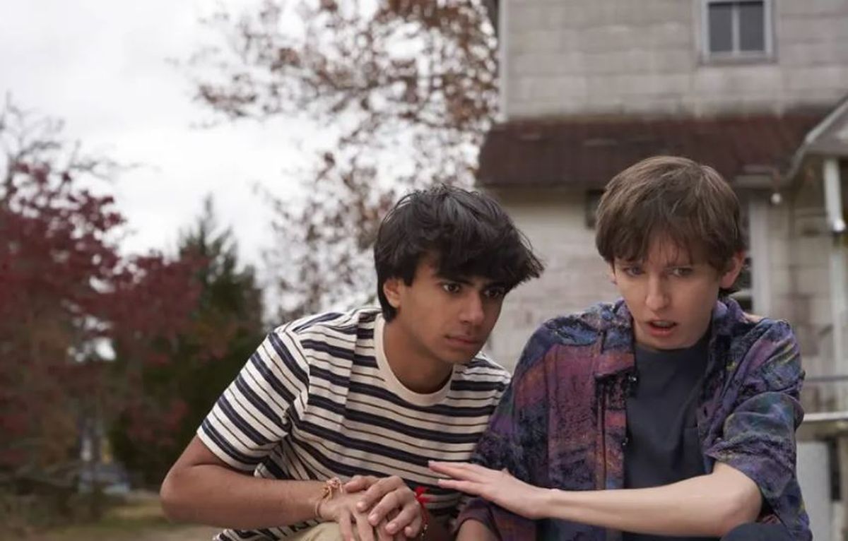 Neel Sethi y Logan Riley Bruner en "All You Need Is Blood", en 2023. Foto: Snakebyte Productions and Entertainment Group