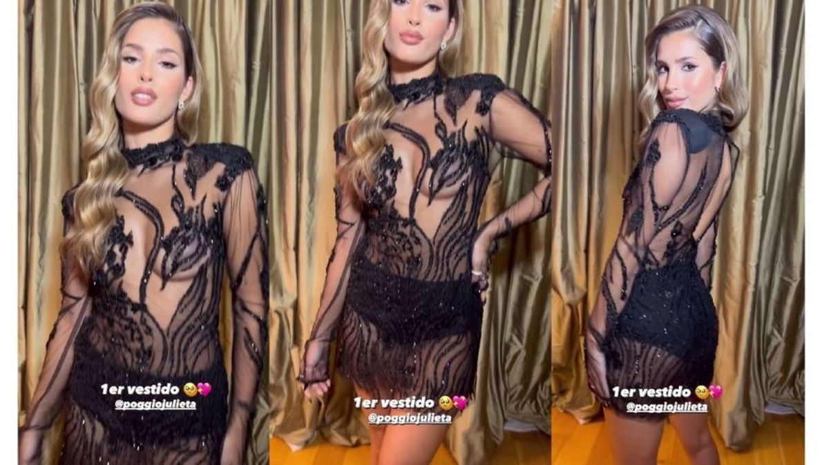 Mostrando el underboob, Julieta Poggio se atrevió a lo que nadie en los Martín Fierro. Mostrando el underboob, Julieta Poggio se atrevió a lo que nadie en los Martín Fierro.