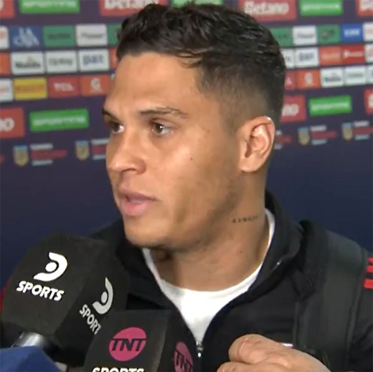 Juanfer Quintero se enoj&oacute; feo.