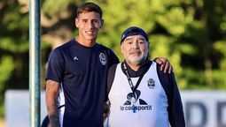 Tomás Muro, hoy en Independiente Rivadavia, compartió con Maradona en su anterior paso por el fútbol argentino. 