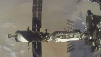 Así fue el acoplamiento de la nave rusa Soyuz TMA-16M