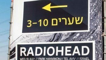 Radiohead actuó en Tel Aviv, pese al boicot