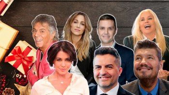 Los famosos festejaron Navidad y lo mostraron en las redes