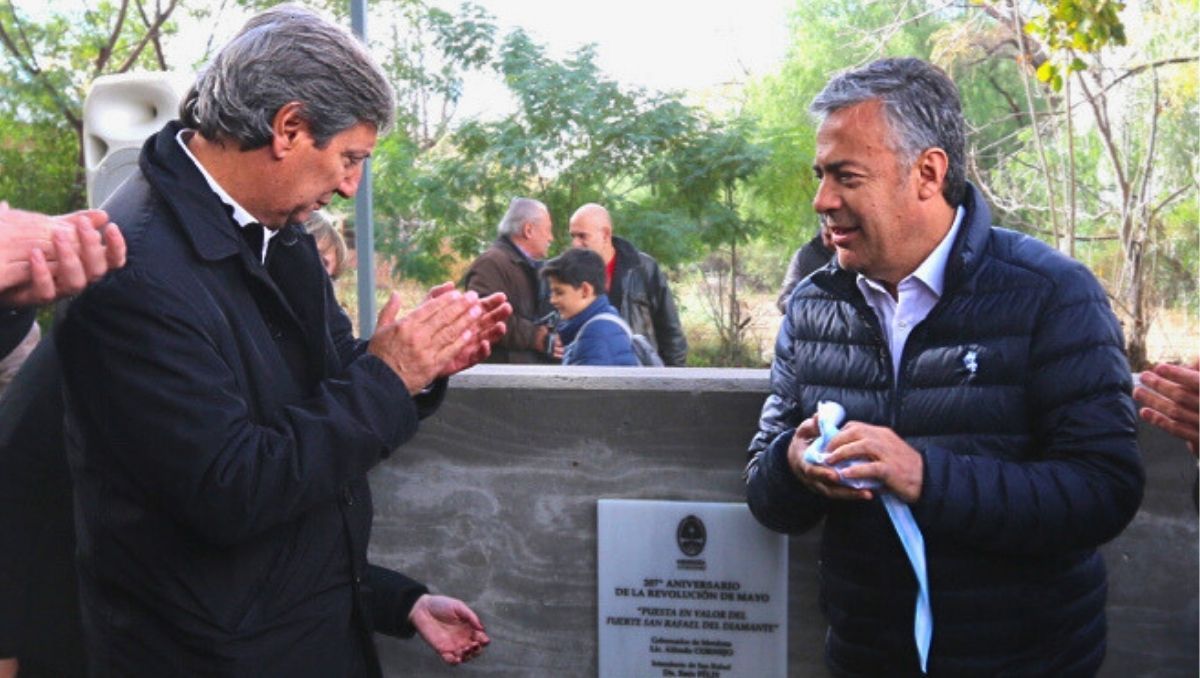 Emir Félix y Alfredo Cornejo. Ya arrancó la campaña para las elecciones de octubre.