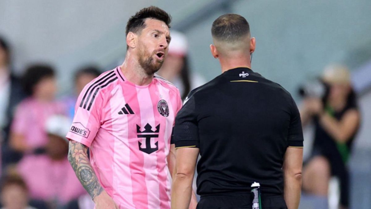 Messi no tuvo un buen partido.