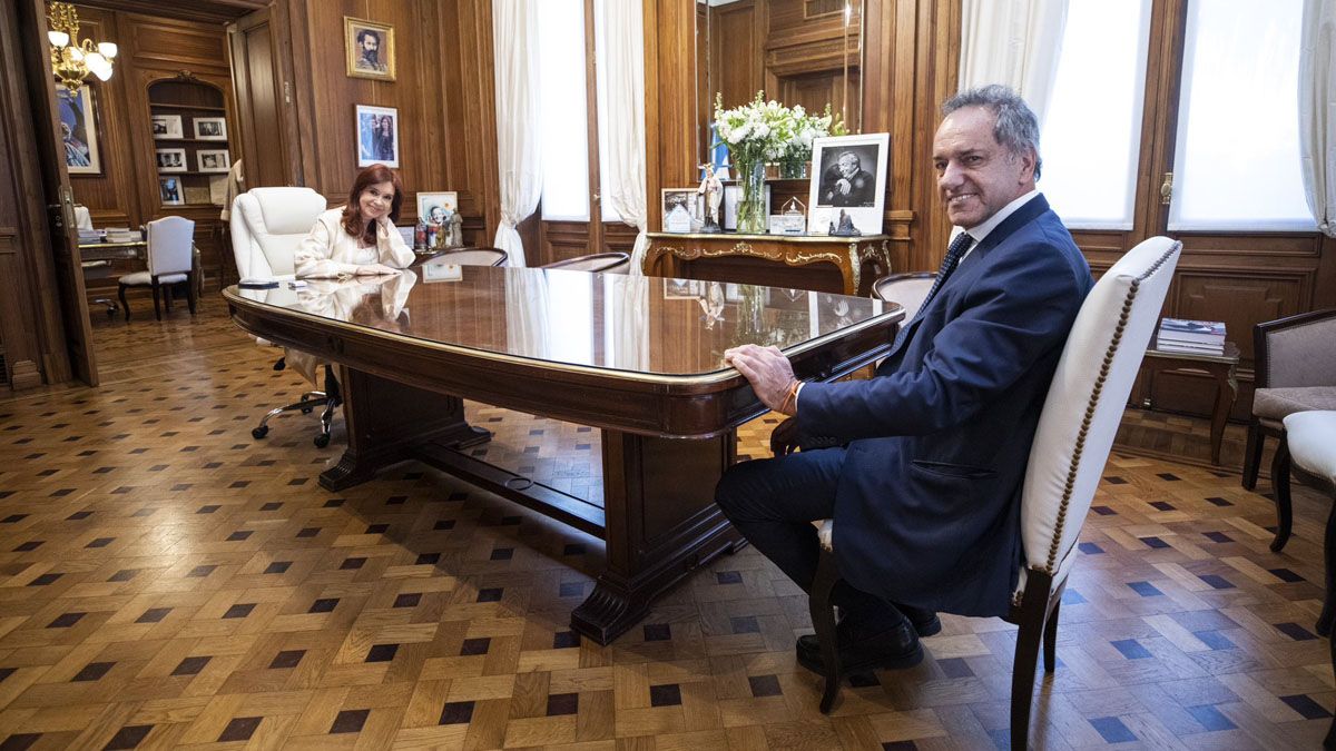 Otro encuentro de unidad: Cristina Kirchner con Daniel Scioli.