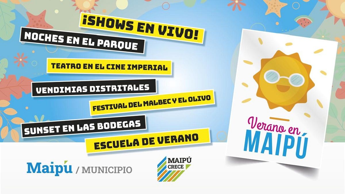 Maipú se prepara para recibir a vecinos y turistas con una agenda cargada de actividades para toda la familia. Maipú se prepara para recibir a vecinos y turistas con una agenda cargada de actividades para toda la familia.