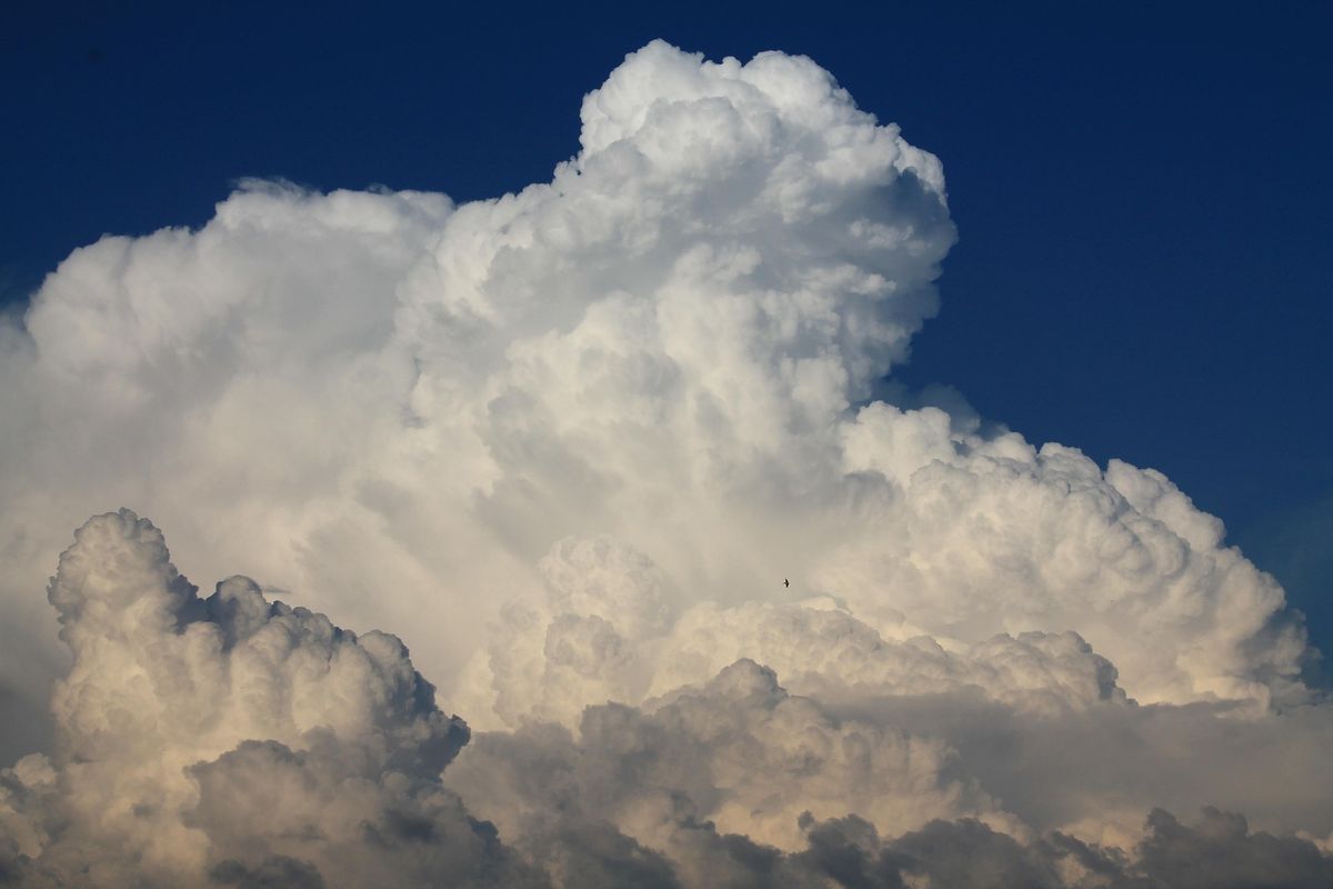 Las nubes están formadas por pequeñas gotas de agua. Imagen: Pixabay Las nubes están formadas por pequeñas gotas de agua. Imagen: Pixabay