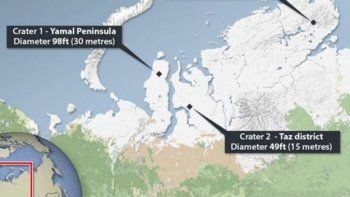 Aparecieron dos nuevos cráteres misteriosos en Siberia