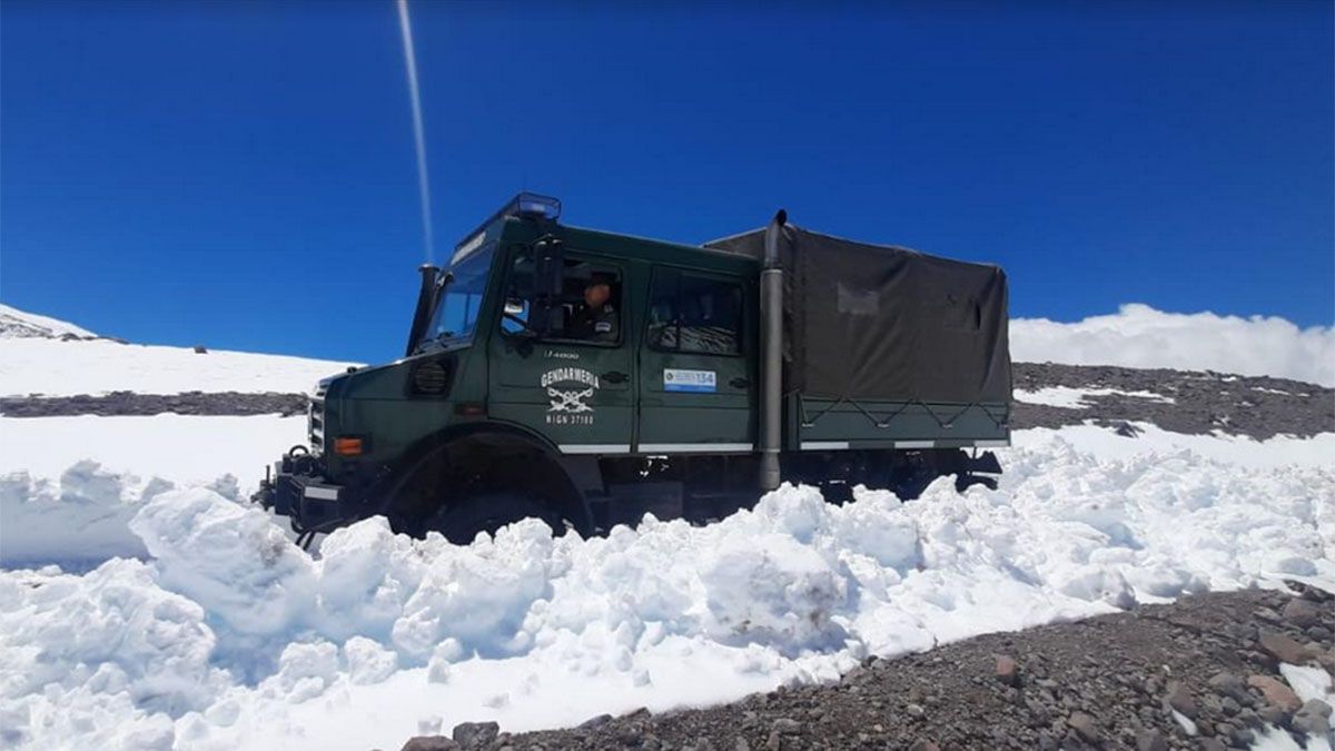 Los nueve turistas varados por la nieve estaban en perfecto estado de salud
