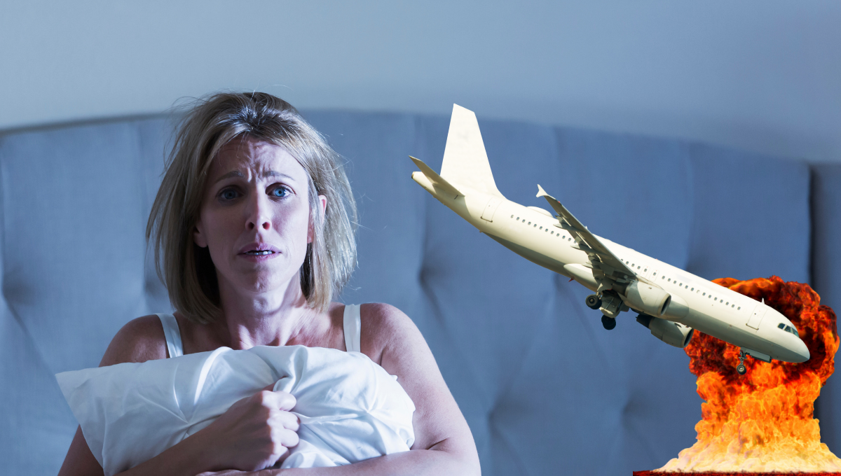 Respira profundo para descubrir qué significa soñar con que se cae el avión si nunca has volado