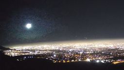 Cayó un meteorito en la cordillera: el video del hecho que asustó a muchos mendocinos