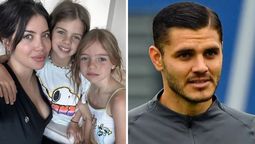 Mauro Icardi trató de gorda a Wanda Nara frente a sus hijas y se fue a Disney con la China Suárez.