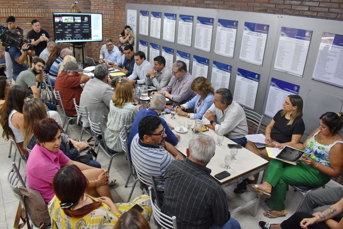 Plenario de comisiones, el día que dictaminaron sobre el paquete minero.