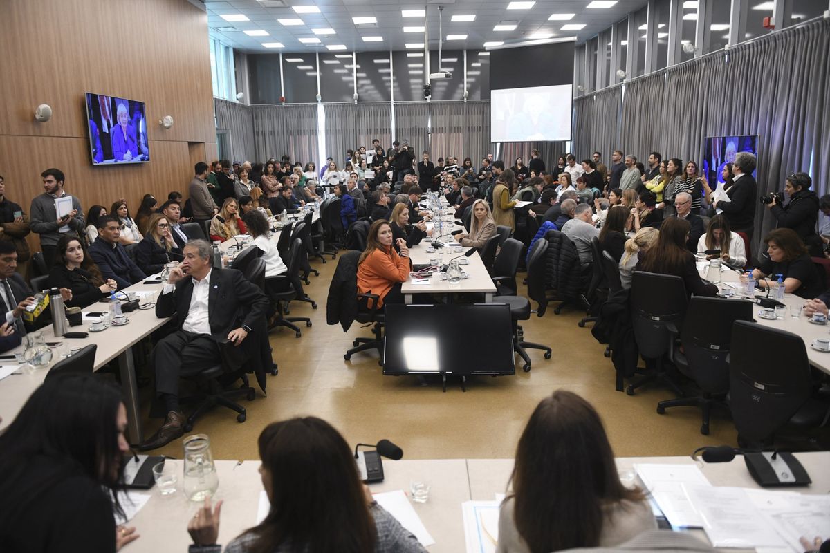 Fueron cerca de 5 horas de debate en comisiones, este martes en Diputados. Fueron cerca de 5 horas de debate en comisiones, este martes en Diputados.