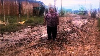 La tormenta histórica y el drama de Marita, vecina de un barrio olvidado La tormenta histórica y el drama de Marita, vecina de un barrio olvidado