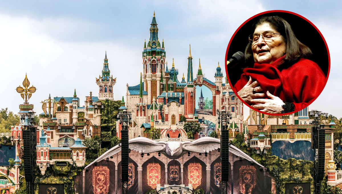 Mercedes Sosa llegó al festival Tomorrowland